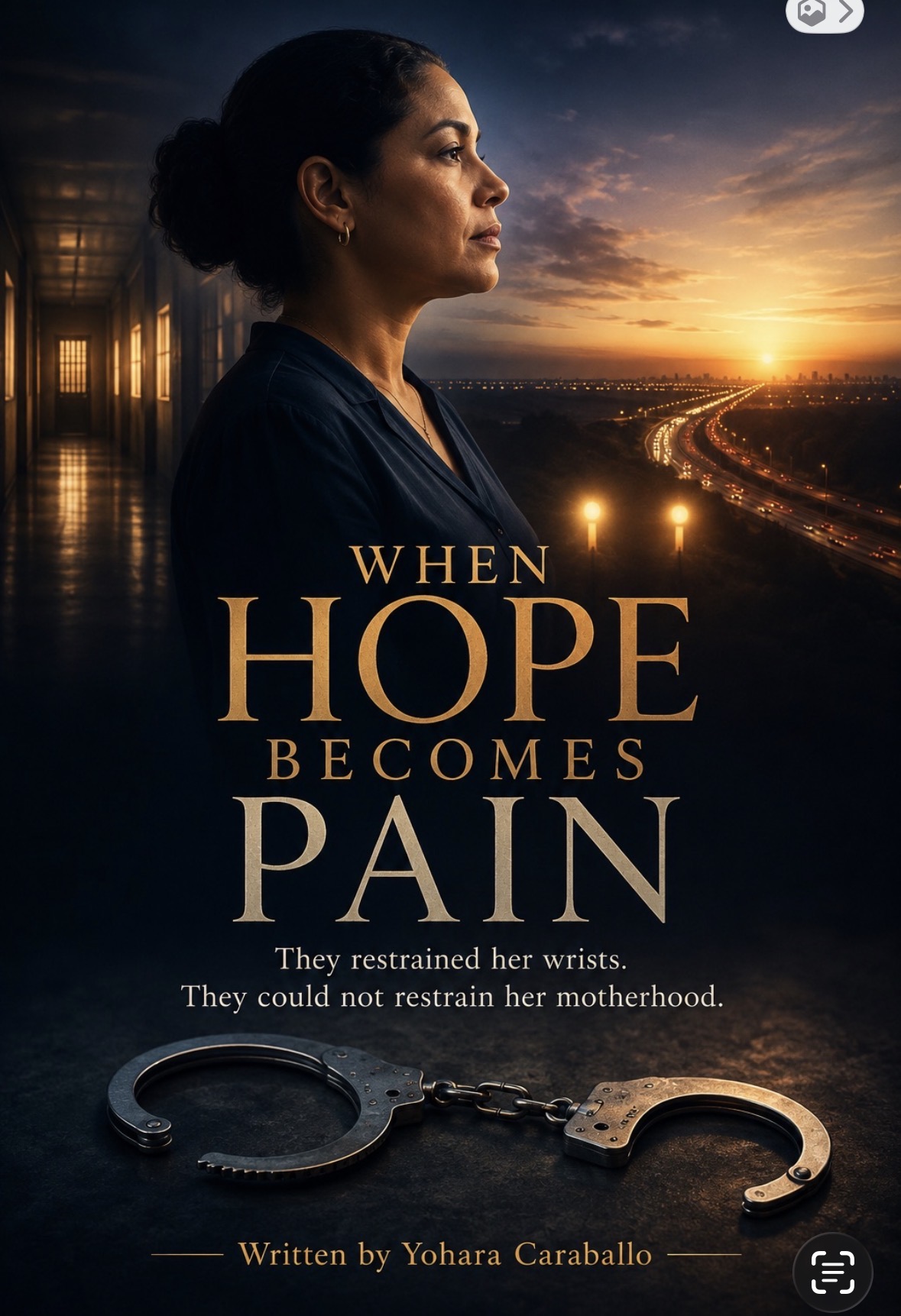 When Hope Becomes Pain film concept poster featuring Yohara Caraballo